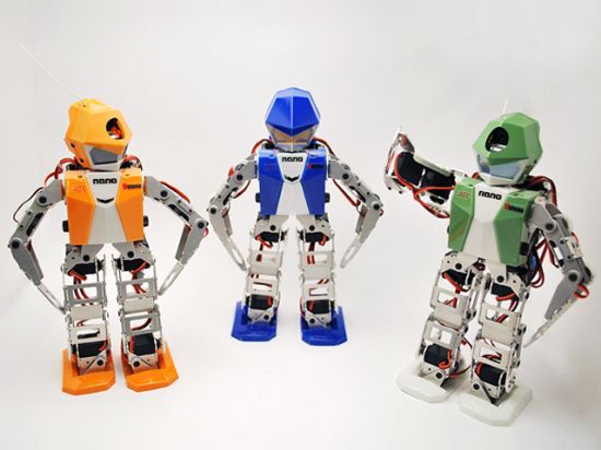 Самые маленькие человекообразные роботы