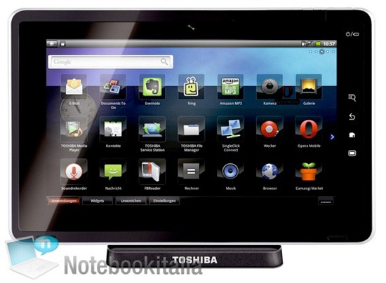 Folio 100 – Android-планшет от Toshiba