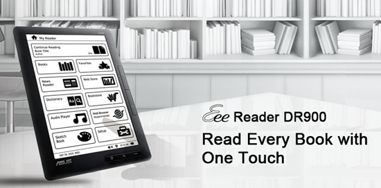 9-дюймовая читалка с сенсорным экраном ASUS Eee Reader DR900