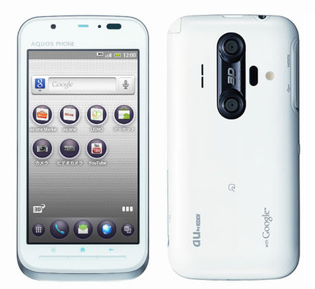 Sharp AQUOS IS12SH – Android-смартфон с 3D-камерой