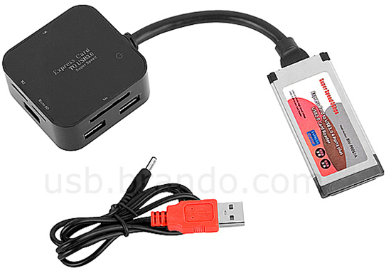 4-портовый USB 3.0 хаб для ноутбуков