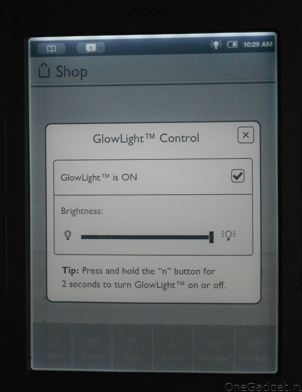 Обзор читалки Nook Simple Touch with GlowLight