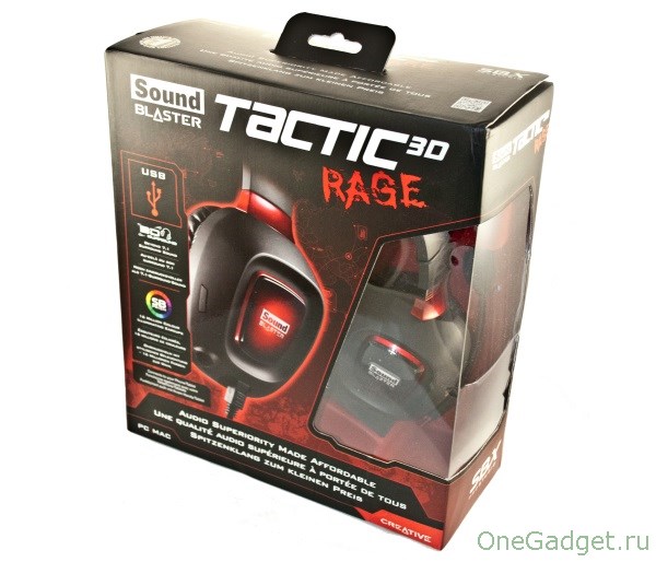 Обзор игровой гарнитуры Sound Blaster Tactic3D Rage USB