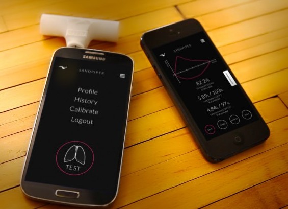 SandPiper превратит смартфон в портативный спирометр
