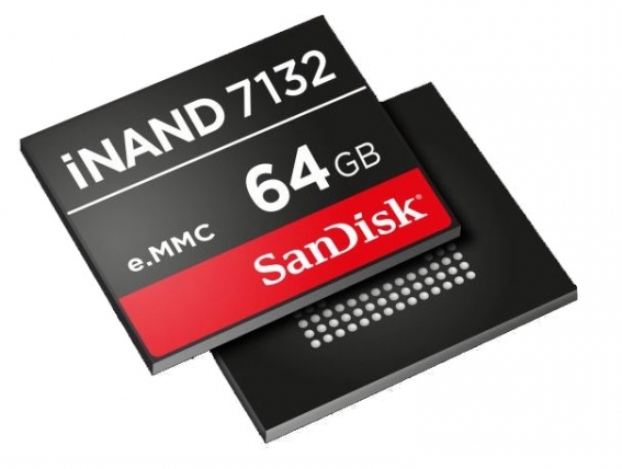 Новые накопители SanDisk iNAND обеспечат исключительную производительность