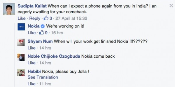 Слухи о смартфонах Nokia появились снова
