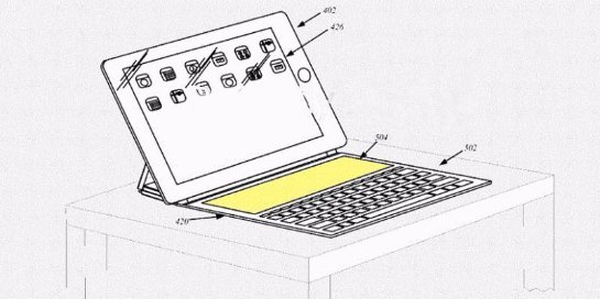 Apple запатентовала беспроводную клавиатуру для планшетов iPad Pro