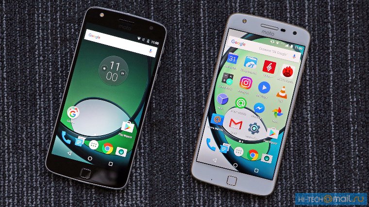 В Россию придут смартфоны Moto Z и Z Play