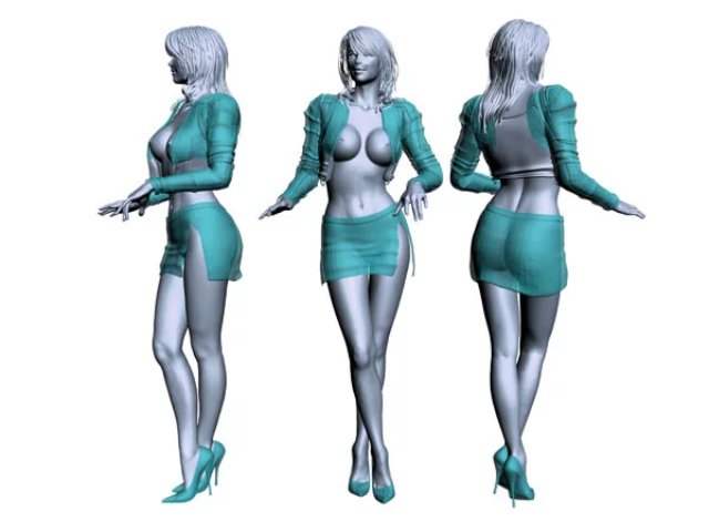 Человеческая фигура в печатном 3D формате