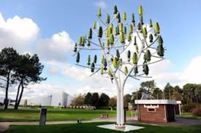 Во Франции «вырастили» дерево-ветрогенератор