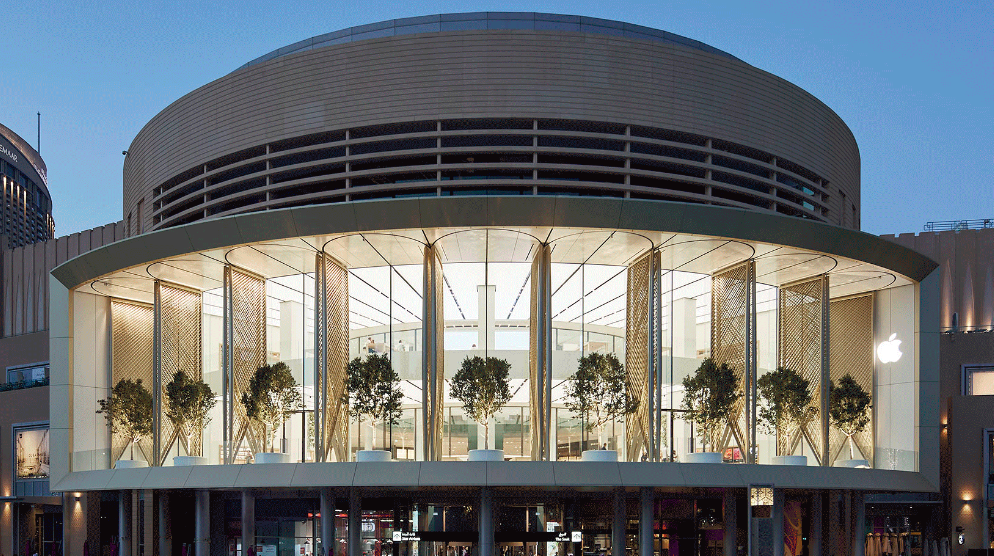 Зацените новый Apple Mall в Дубае. Крылатый магазин