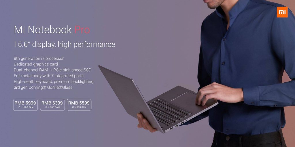 Новый Xiaomi Mi Notebook Pro — как MacBook Pro, но со всеми разъёмами