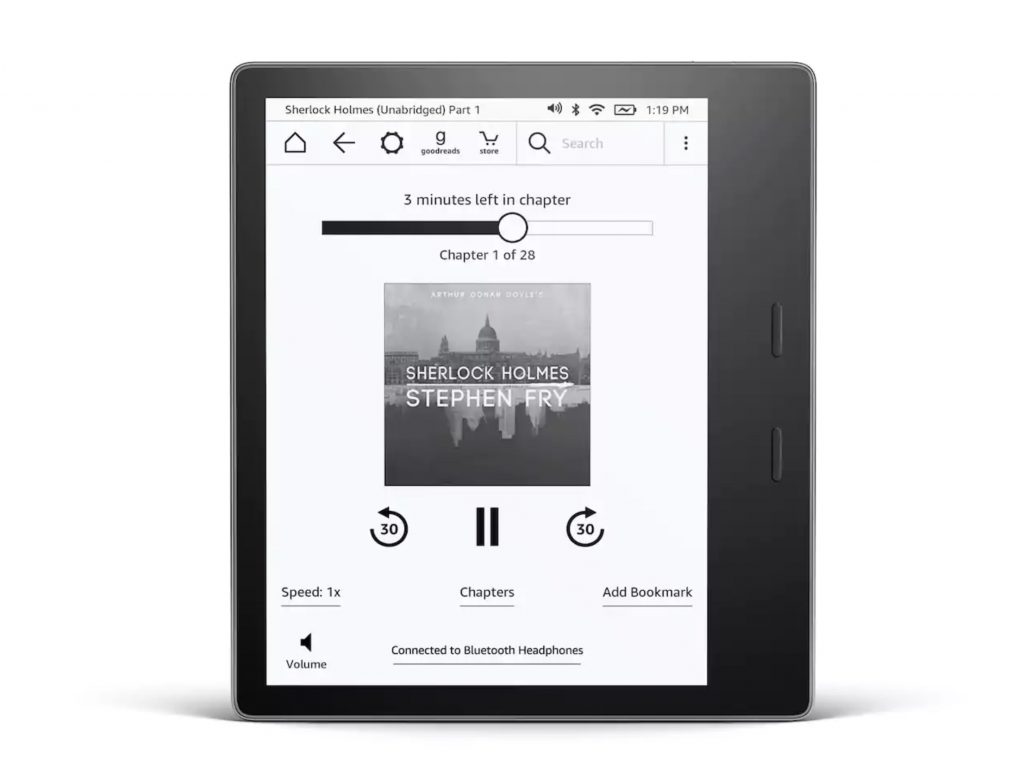 Amazon Kindle Oasis: ридер с защитой от воды и Bluetooth (книга мечты)