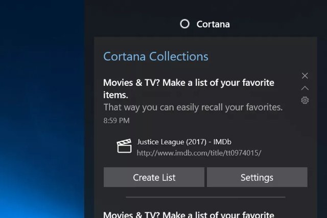 Новая функция Cortana Collections запомнит все ваши привычки в Интернете