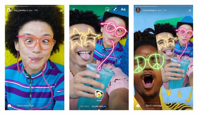 Новая функция Instagram позволяет рисовать на фотографиях ваших друзей