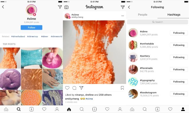 Instagram теперь позволяет вам следить за хэштегами, словно за обычными учетными записями