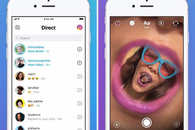 Instagram экспериментирует с приложением для обмена сообщениями