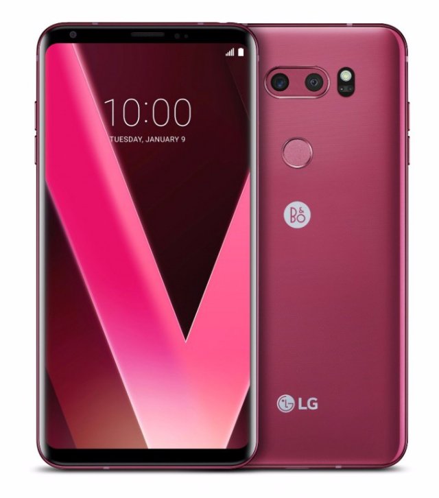LG запустит «малиновый красный» V30 на выставке CES 2018