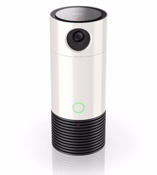 Toshiba's Symbio - это и камера безопасности, и спикер Alexa