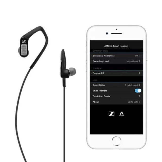 Sennheiser сделала черную версию своих трехмерных аудио наушников для Apple Store