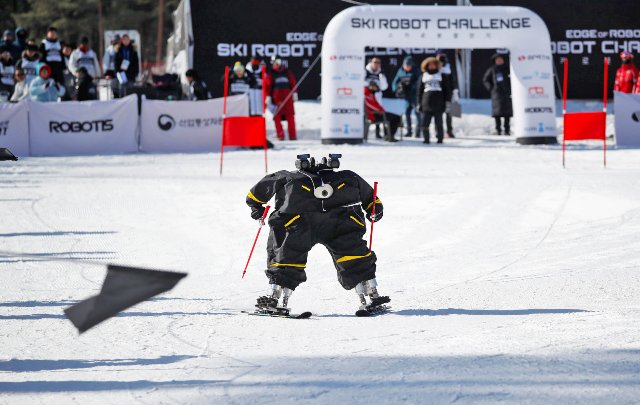 На зимних Олимпийских играх у роботов был свой собственный лыжный турнир