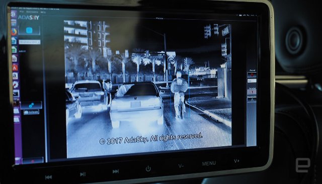 Тепловые камеры могут быть ключевыми для более безопасных самодвижущихся автомобилей