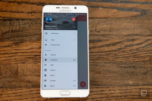 Google предоставляет новый Gmail для Android Go
