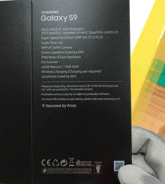 Samsung Galaxy S9 во всей красе