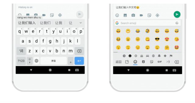 Gboard для Android теперь поддерживает китайский и корейский языки