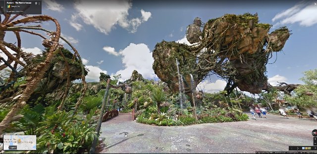 Google добавляет Парки Disney в Street View