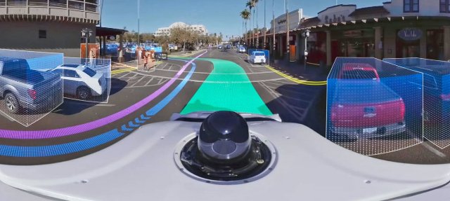 Waymo видео на 360 градусов показывают, как самозанятые автомобили «видят»