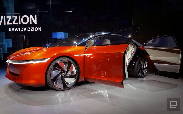 Volkswagen's I.D. представила новый Vizzion EV