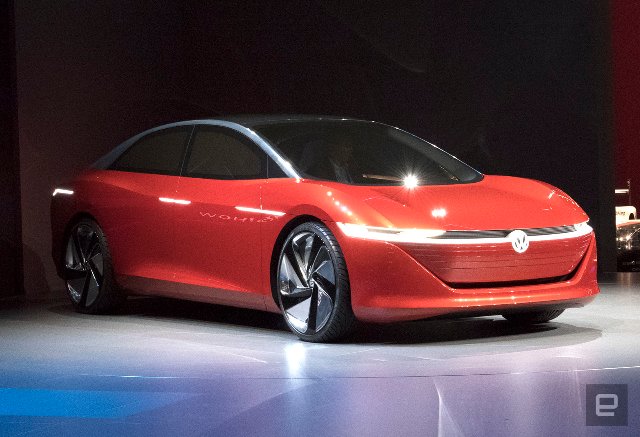 Volkswagen's I.D. представила новый Vizzion EV