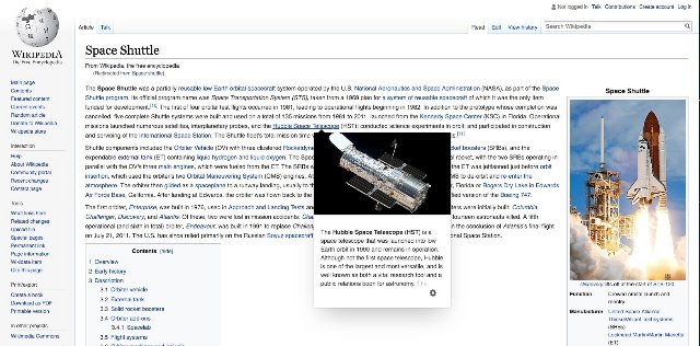 Wikipedia добавляет предварительный просмотр страниц, чтобы предотвратить бесконечное нажатие ссылки