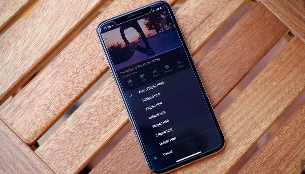 iPhone X получает качество видео HDR на YouTube