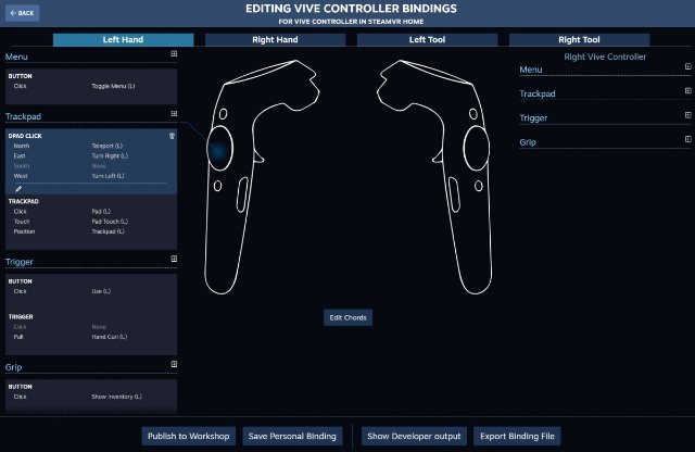 SteamVR Input помогает контроллерам адаптироваться к любой игре VR
