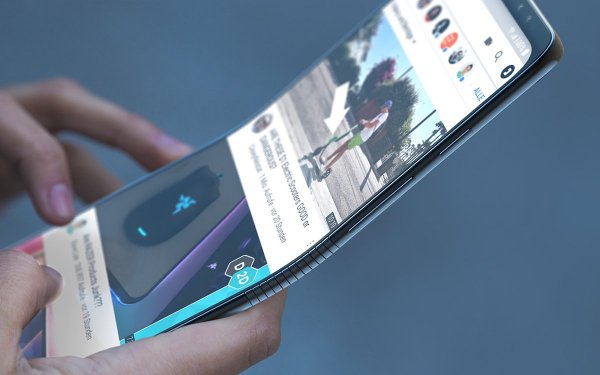 Экран складного смартфона Samsung оснастят дактилоскопическим датчиком