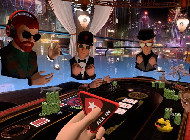 VR очки для игры в покер